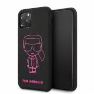   iPhone 11 Pro Karl Lagerfeld Ikonik Pink Outline  (  )