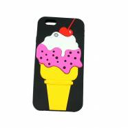  APPLE IPHONE 6/6S BACK COVER 3D ICE CREAM WITH CHERRY