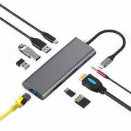 USB Type C Multimedia Hub 9 IN 1
