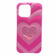  iPhone 14 Pro Pink Hearts Back Cover ()