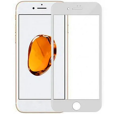Tempered Glass 9Η Προστασία Οθόνης iPhone 7/8/SE 2020 5D Full Cover - άσπρο