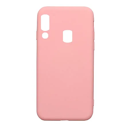 ΘΗΚΗ SAMSUNG A40 ΣΙΛΙΚΟΝΗΣ TPU SOFT TOUCH ΡΟΖ