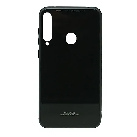 ΘΗΚΗ HUAWEI HONOR 20 LITE/ HONOR 20E/ P SMART+ 2019 GLASS CASE ΜΑΥΡΟ