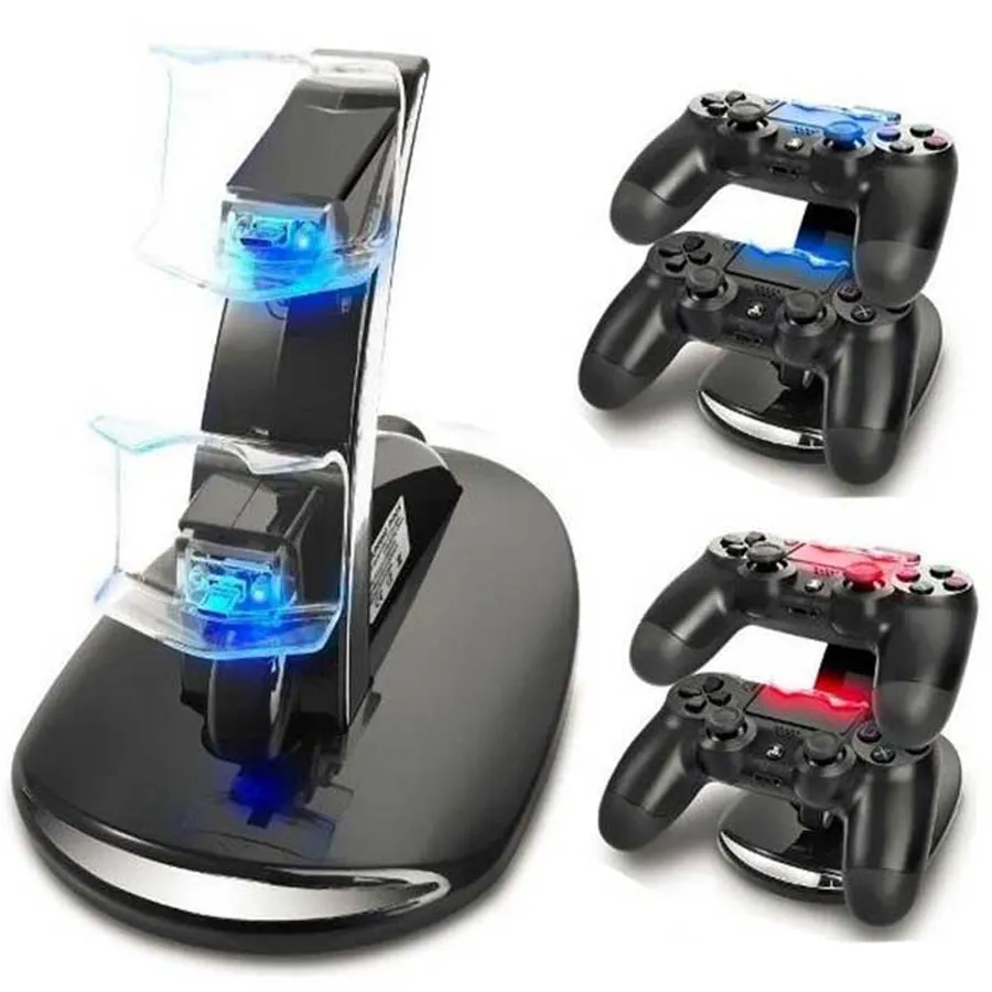 Βάση Φόρτισης Χειριστηρίων PS4 Διπλή