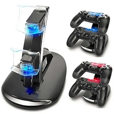 Βάση Φόρτισης Χειριστηρίων PS4 Διπλή