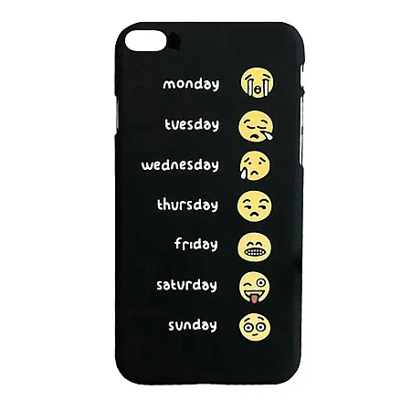 Θήκη iPhone SE 2020 Eco TPU Emoji Week