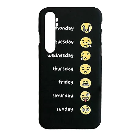 Θήκη για Xiaomi Mi Note 10 Lite Eco TPU Emoji Week