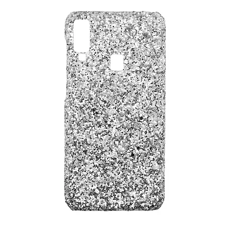 ΘΗΚΗ SAMSUNG A40  ECO TPU GLITTER SILVER