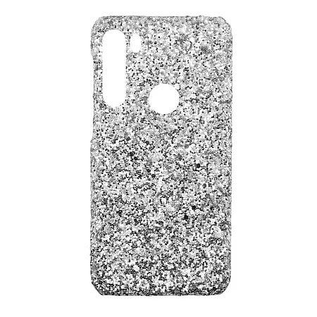 Θήκη για Xiaomi Redmi Note 8 Eco TPU Glitter (ασημί)