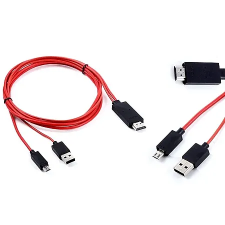Αντάπτορας Εικόνας Micro USB σε HDMI (1 μέτρο)