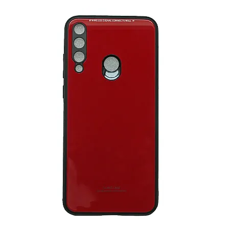 ΘΗΚΗ GLASS CASE FOR HUAWEI Y6P RED