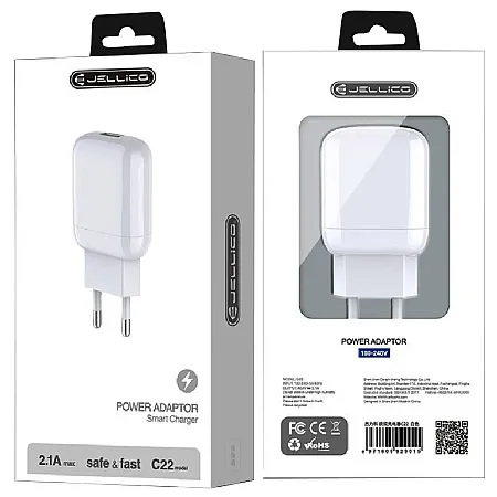 Φορτιστής JELLICO C22 Fast Charger (με καλώδιο micro USB)