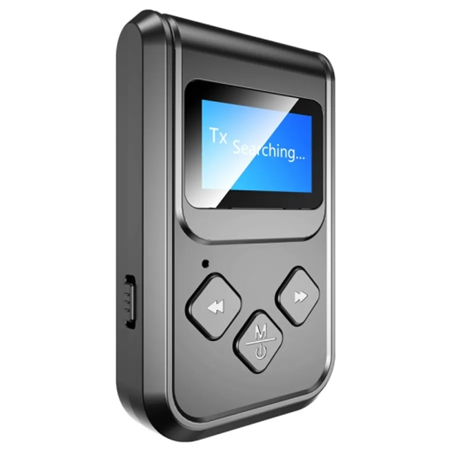 Linashi T14 Wireless 5.0 Transmitter & Receiver Audio Adapter με LCD Οθόνη