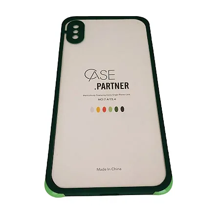 Θήκη iPhone Xs Max With Border X Protection (πράσινη)