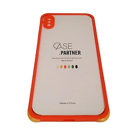 Θήκη iPhone Xs Max With Border X Protection (πορτοκαλί)