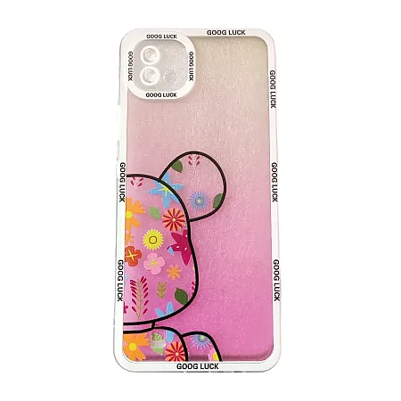 Θήκη για RealMe C11 2021 Bear Black (διάφανο)