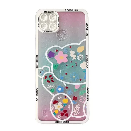 Θήκη για RealMe C21Y / C25Y Hello Bear (διάφανο)