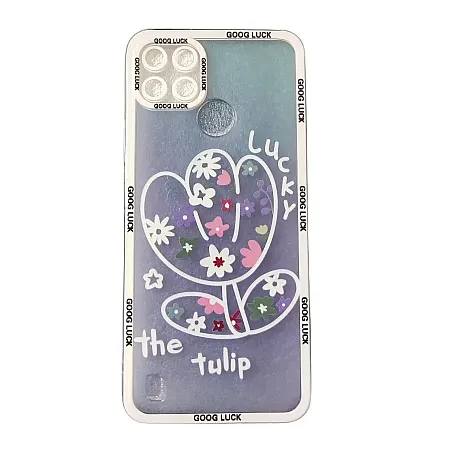 Θήκη για RealMe C21Y / C25Y Lucky Tulip (διάφανο)