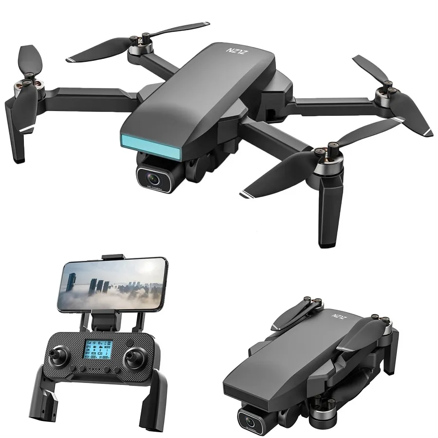 Drone ZLL SG107 PRO Quadcopter Foldable 4K WiFi (A)  FPV GPS (μαύρο)