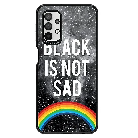 Θήκη για Samsung A32 5G Mobilfox Black is Not Sad Full-Shock  (μαύρο)