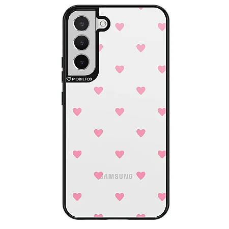 Θήκη για Samsung S22 Plus Mobilfox Mini Hearts Full-Shock  (μαύρο)