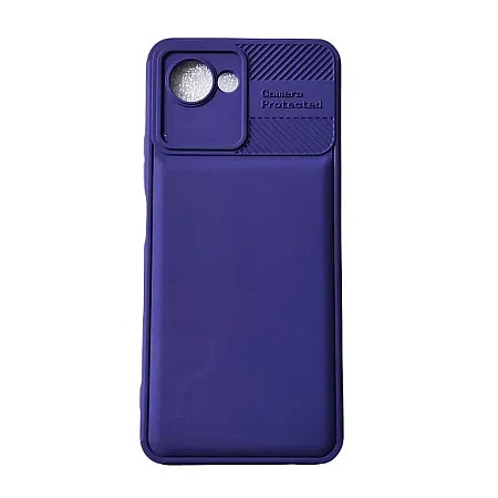 Θήκη για Realme C30 Camera Protector (μωβ)