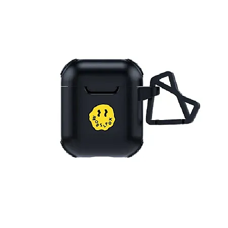 Θήκη για Airpods Gen 1 Mobilfox Smile (μαύρο)
