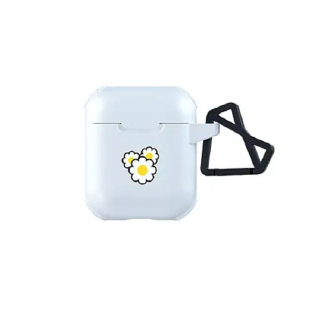 Θήκη για Airpods Gen 1 Mobilfox Flowers (άσπρο)