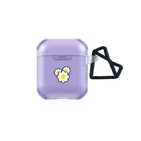 Θήκη για Airpods Gen 1 Mobilfox Flowers (λεβάντα)
