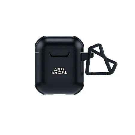 Θήκη για Airpods Gen 1 Mobilfox Anti Social (μαύρο)