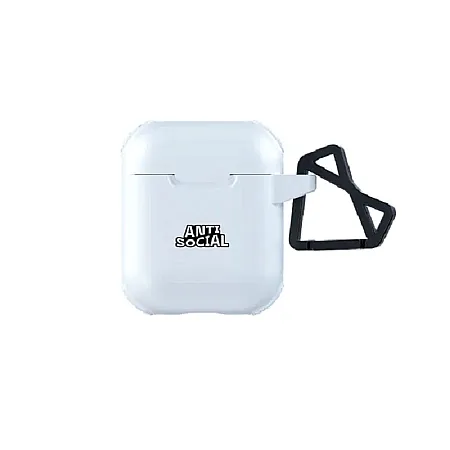Θήκη για Airpods Gen 1 Mobilfox Anti Social (άσπρο)