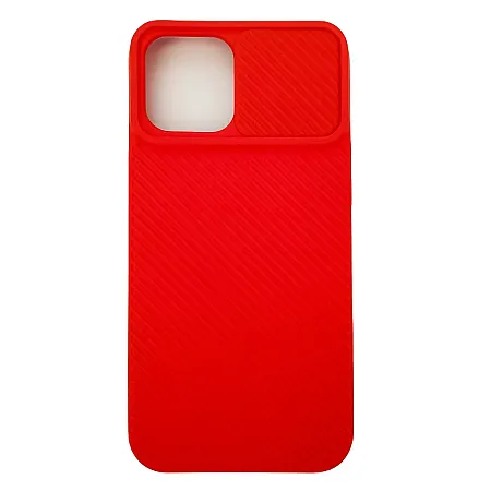 Θήκη για iPhone 11 Pro Max Back Cover με Camera Cover (κόκκινο)