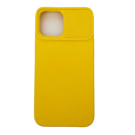 Θήκη για iPhone 11 Pro Max Back Cover με Camera Cover (κίτρινο)
