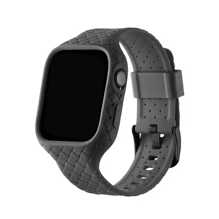 Λουράκι με Θήκη TPU για Smartwatch SE7/8 44-45mm Woven (γκρι)