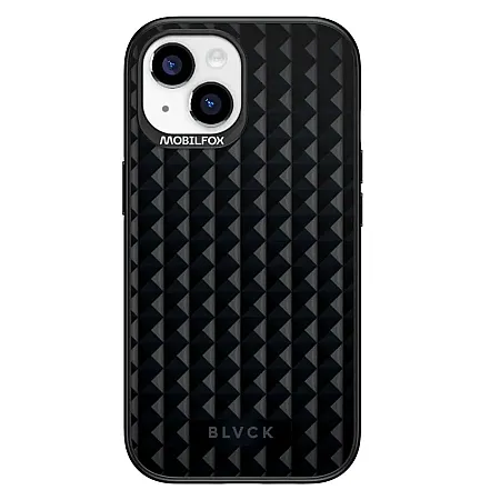 Θήκη για iPhone 14 Plus Mobilfox Geometry Black With Magsafe Full-Shock  (μαύρο)