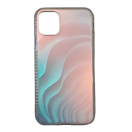 Θήκη για iPhone 14 Plus Silver Feather Pattern (ασημί)