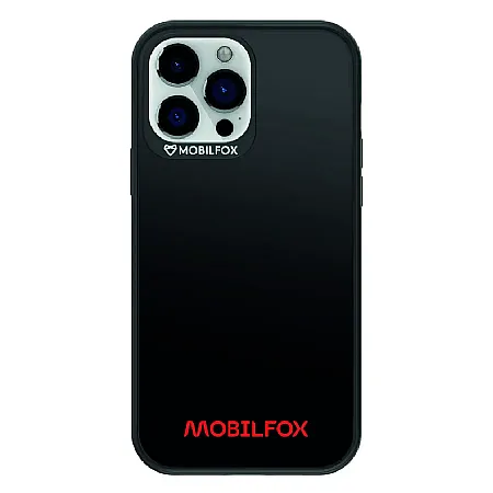 Θήκη για iPhone 13 Pro Mobilfox Black and Red Fox Full-Shock (μαύρο)