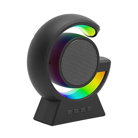 Ασύρματο Ηχείο Bluetooth Mini με RGB Φως BX39 (μαύρο)