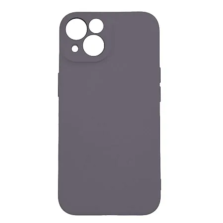 Θήκη για iPhone 15 Soft Touch Σιλικόνης (ανθρακί)