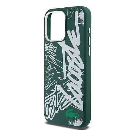 Θήκη για iPhone 15 Pro Max Lacoste HC Silicone Graffiti (LCHCP15XGRAH - άσπρο)