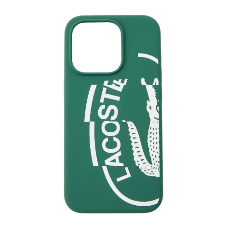 Θήκη για iPhone 15 Pro Lacoste HC Silicone Oval Logo (LCHCP15LSOVN - πράσινο)
