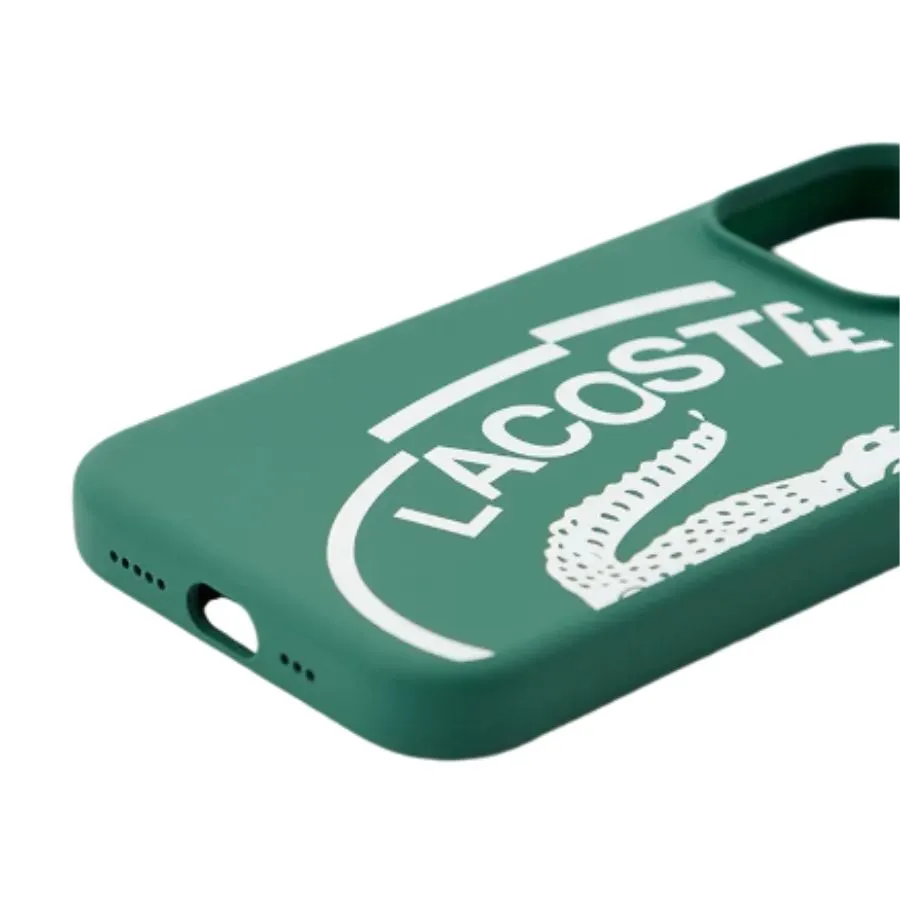 Θήκη για iPhone 15 Pro Lacoste HC Silicone Oval Logo (LCHCP15LSOVN - πράσινο)