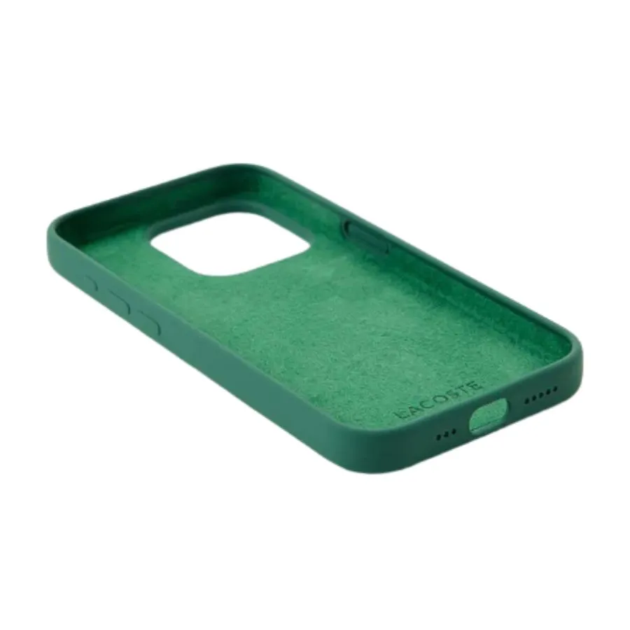 Θήκη για iPhone 15 Pro Lacoste HC Silicone Oval Logo (LCHCP15LSOVN - πράσινο)