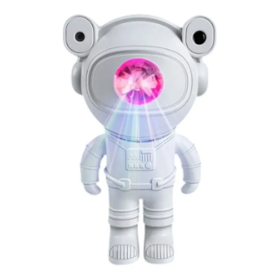 Led Φωτιστικό - Ηχείο Bluetooth Προτζέκτορας Astronaut 6W (άσπρο)