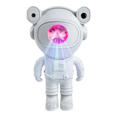 Led Φωτιστικό - Ηχείο Bluetooth Προτζέκτορας Astronaut 6W (άσπρο)