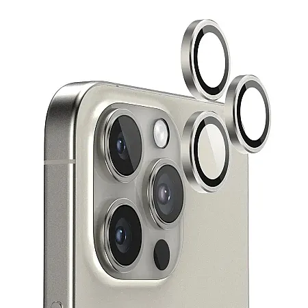 Camera Lens για iPhone 16 Pro / 16 Pro Max (ασημί)