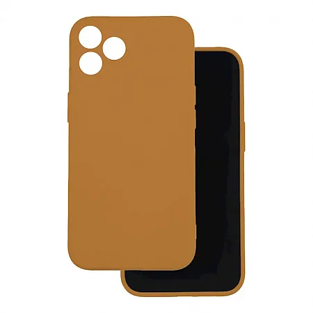 Θήκη για iPhone 15 Pro Σιλικόνης TPU Soft Touch (Σκούρο μπεζ)