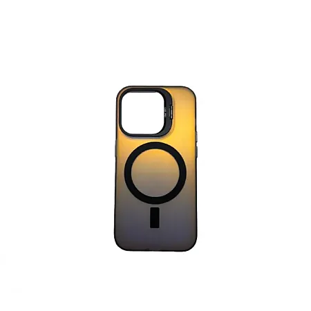 Θήκη για Iphone 16 Pro Gradient Magsafe με Stash Stand & Camera Lens (Μαύρο)