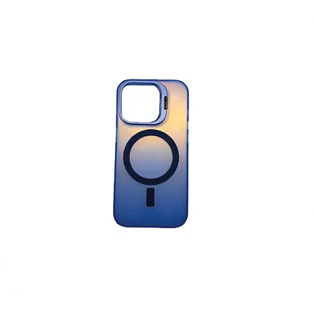 Θήκη για Iphone 16 Pro Max Gradient Magsafe με Stash Stand & Camera Lens (Μπλε)
