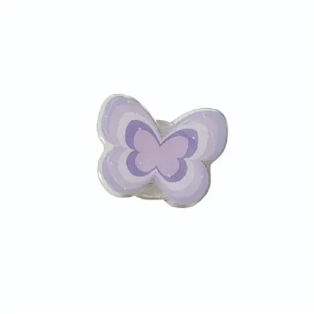 Purple Butterfly Mobile Stand με Αυτοκόλλητο